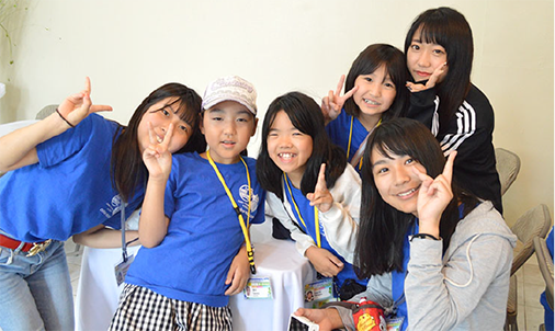 小学生から高校生まで積極的にコミュニケーション!