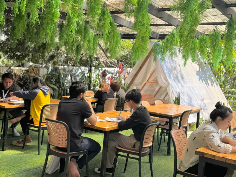 自然豊かな癒しの環境で集中して学べる